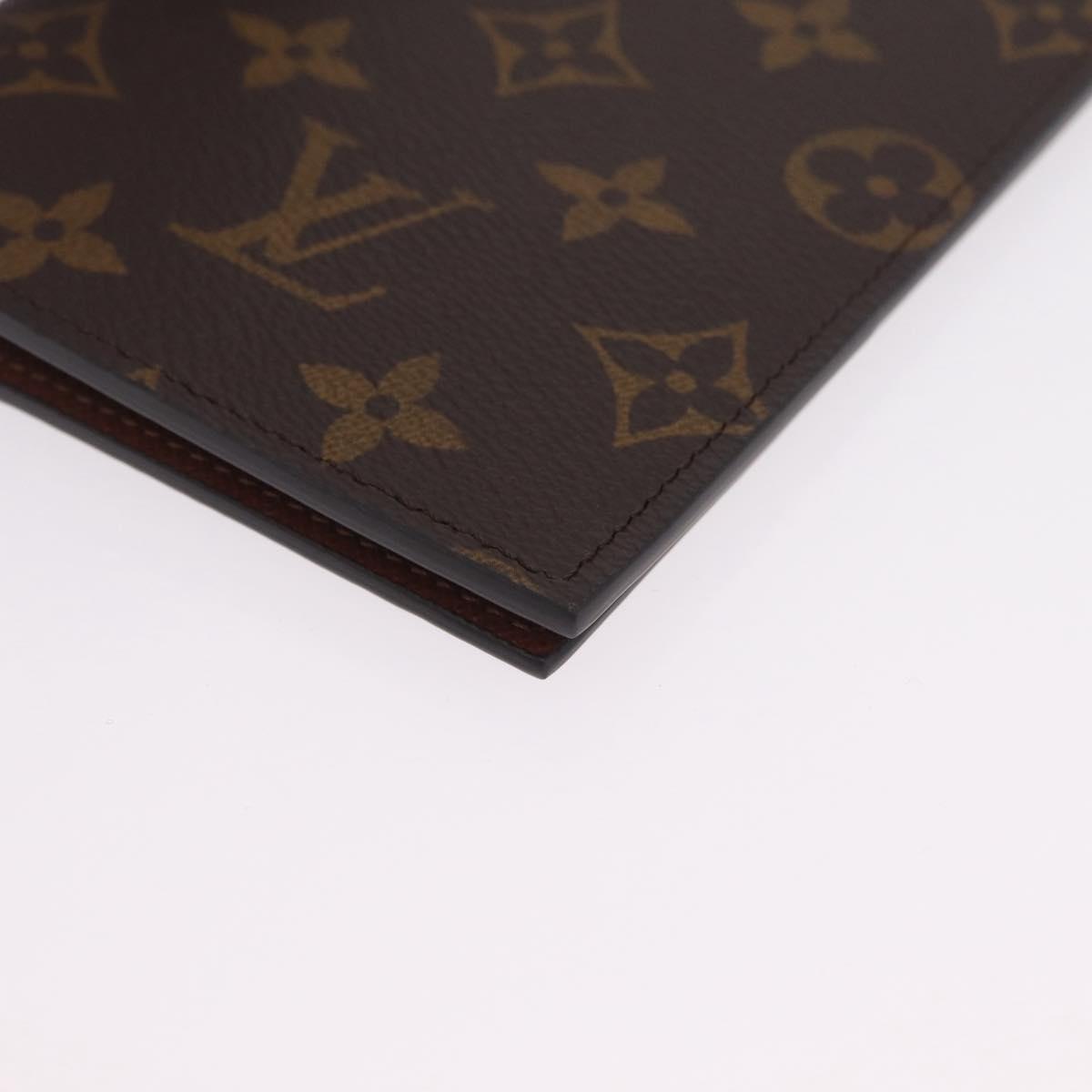 LOUIS VUITTON Monogram Couvel Tulle Passopole Passport Case M60180 Auth 210092V