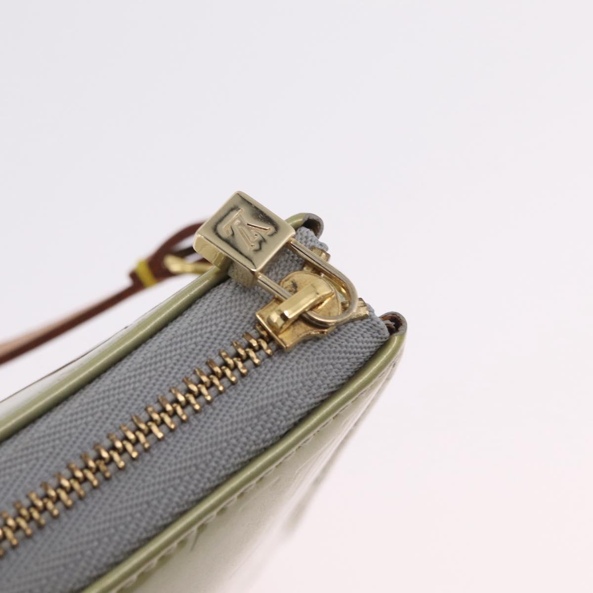LOUIS VUITTON Monogram Vernis Lexington Pouch Gris M91056 LV Auth 210100A