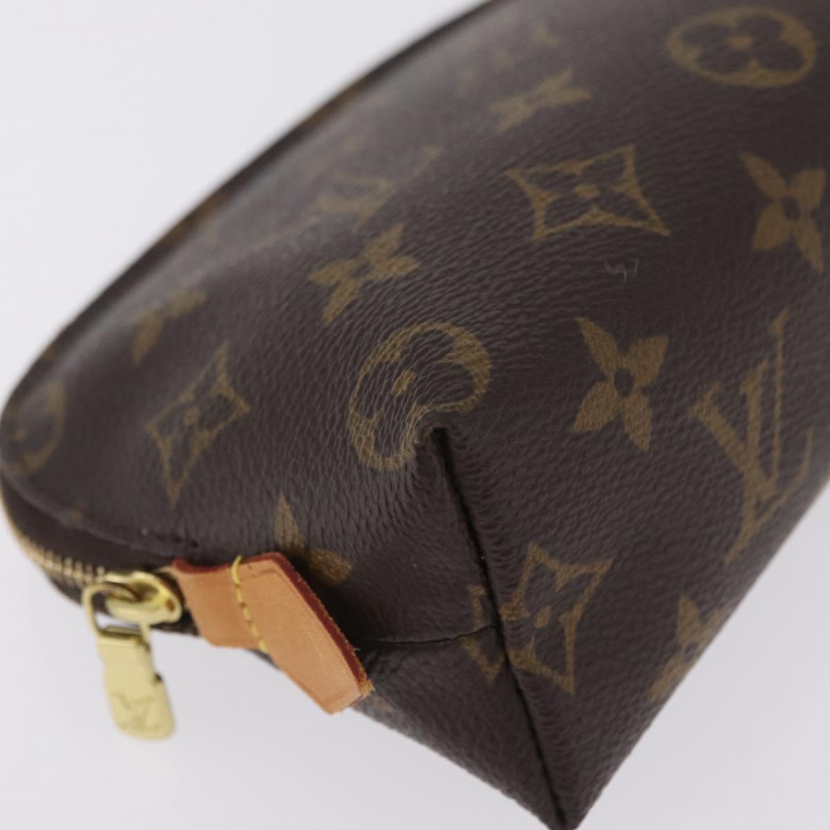 LOUIS VUITTON Monogram Pochette Cosmetic PM Pouch M43998 LV Auth 210102
