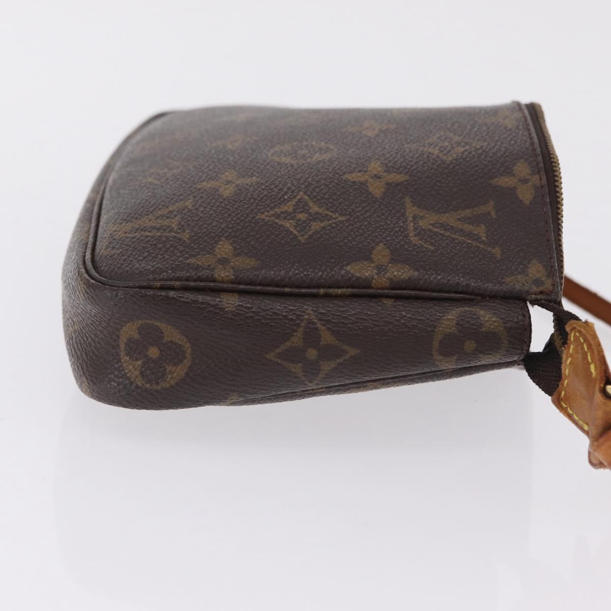 LOUIS VUITTON Monogram Mini Pochette Accessoires Pouch N41667 LV Auth 210104