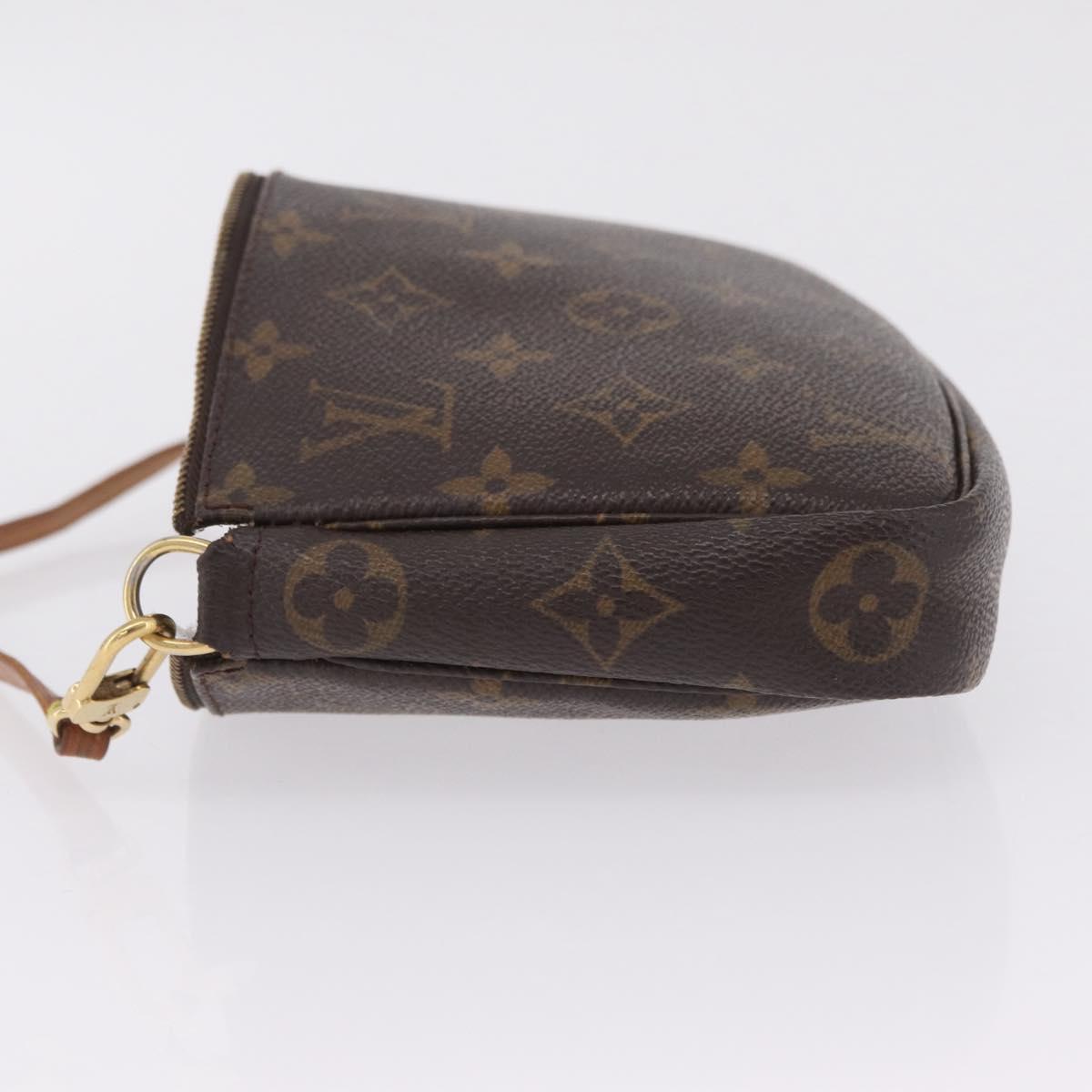 LOUIS VUITTON Monogram Mini Pochette Accessoires Pouch N41667 LV Auth 210104