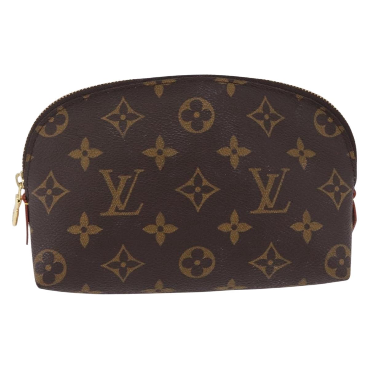 LOUIS VUITTON Monogram Pochette Cosmetic PM Pouch M43998 LV Auth 210109