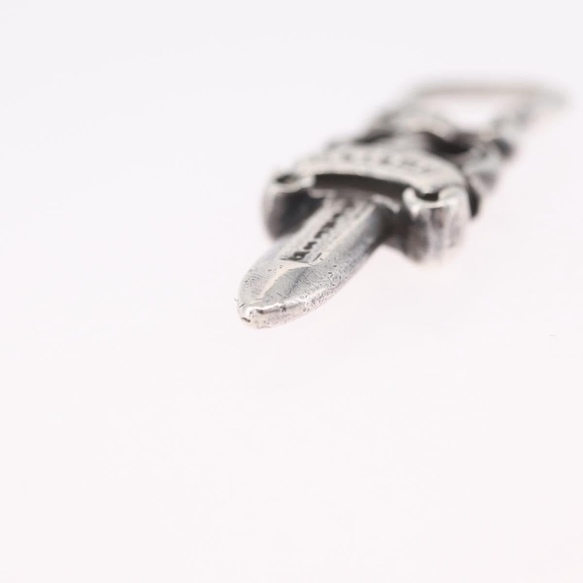 Chrome Hearts Dagger Pendant Top Ag925 Silver Auth 210122M