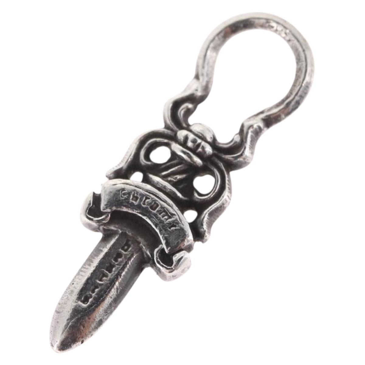 Chrome Hearts Dagger Pendant Top Ag925 Silver Auth 210122M