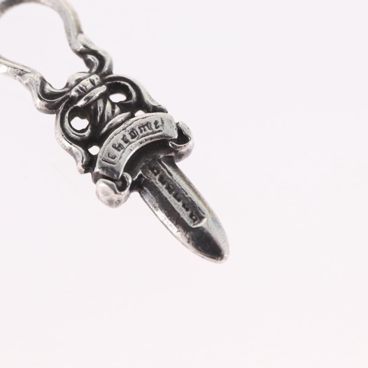 Chrome Hearts Dagger Pendant Top Ag925 Silver Auth 210122M