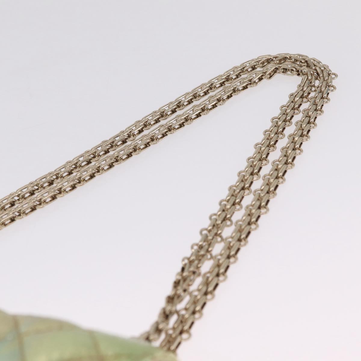 CHANEL 2.55 Matelasse Chain Bag Leather Multicolor Gold CC Auth 210143SM