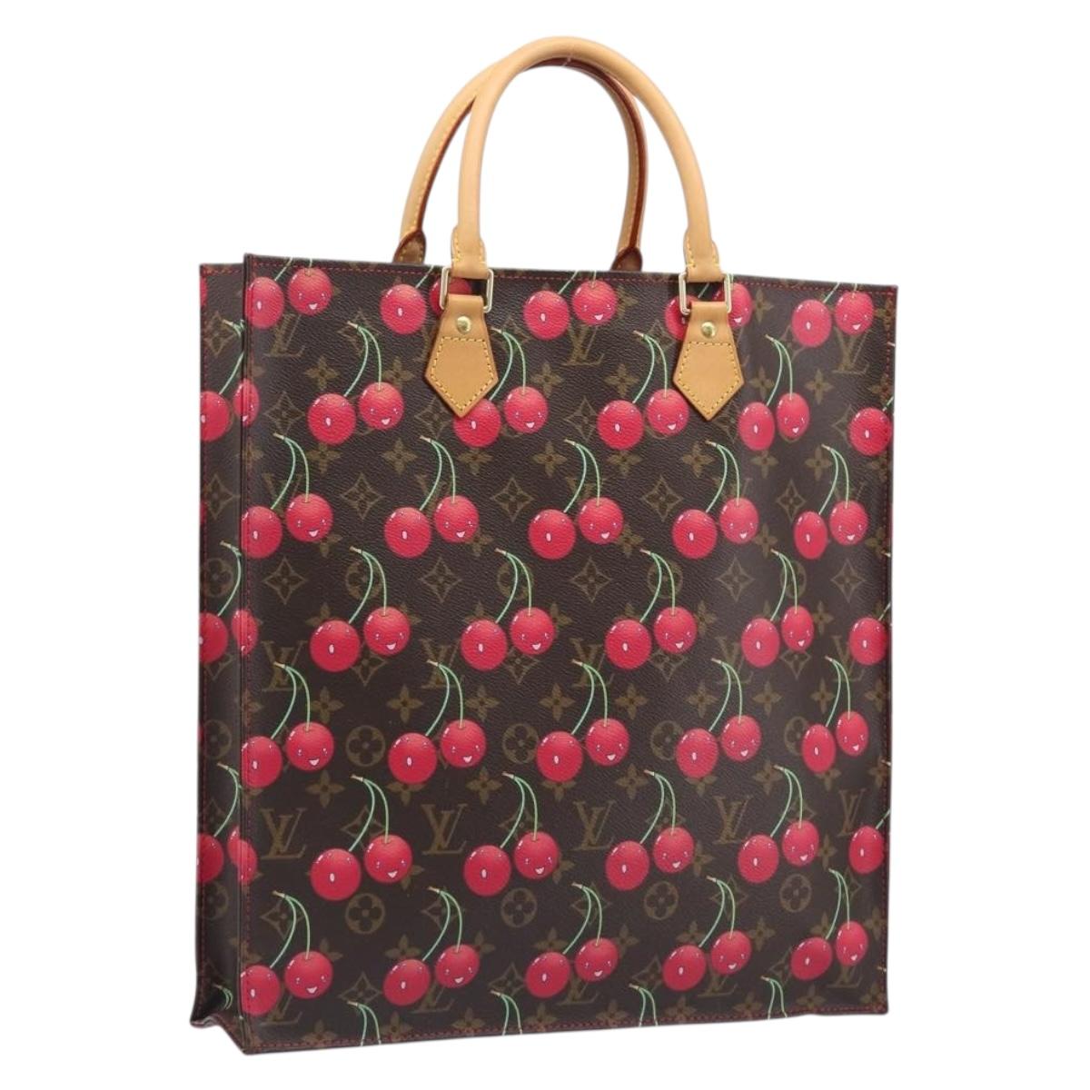 LOUIS VUITTON Monogram Cherry Sac Plat Hand Bag M95010 LV Auth 210155SAM