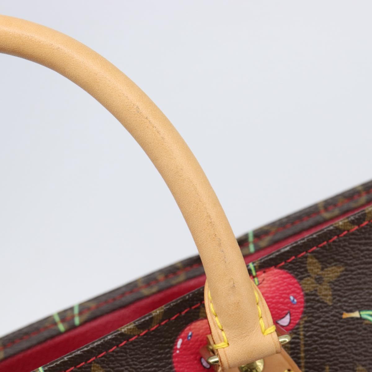 LOUIS VUITTON Monogram Cherry Sac Plat Hand Bag M95010 LV Auth 210155SAM