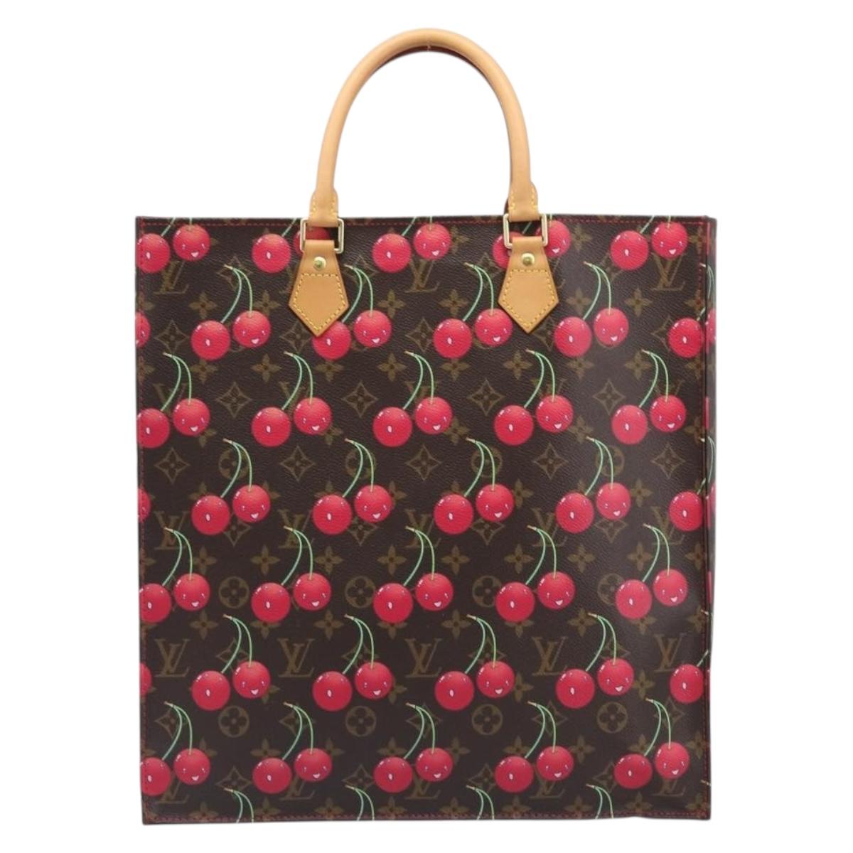 LOUIS VUITTON Monogram Cherry Sac Plat Hand Bag M95010 LV Auth 210155SAM
