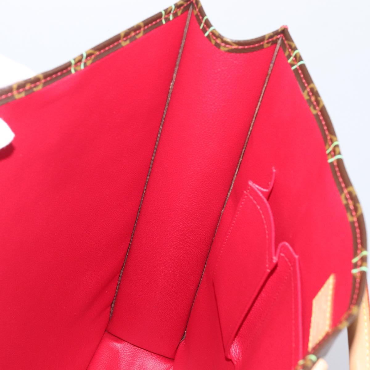 LOUIS VUITTON Monogram Cherry Sac Plat Hand Bag M95010 LV Auth 210155SAM