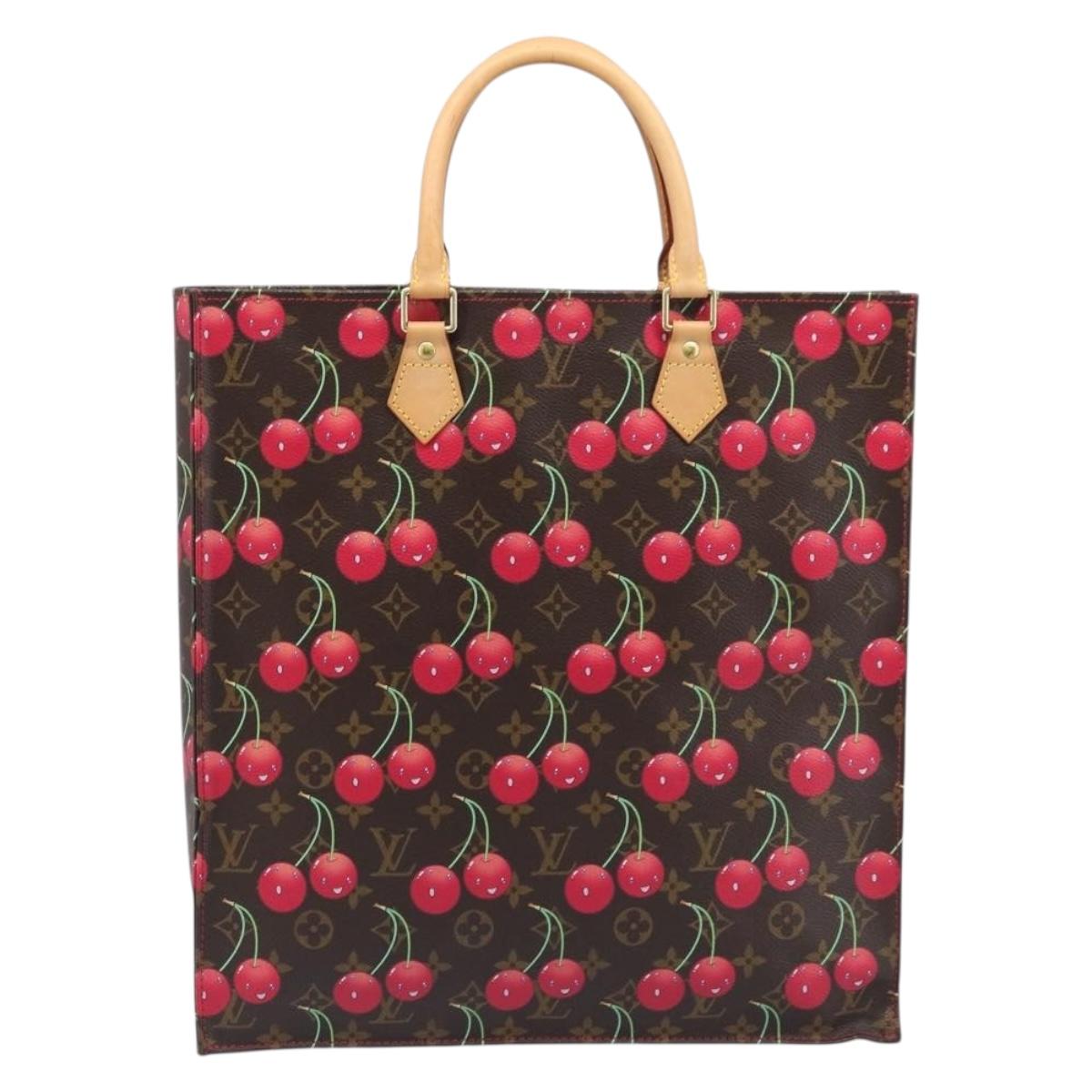 LOUIS VUITTON Monogram Cherry Sac Plat Hand Bag M95010 LV Auth 210155SAM