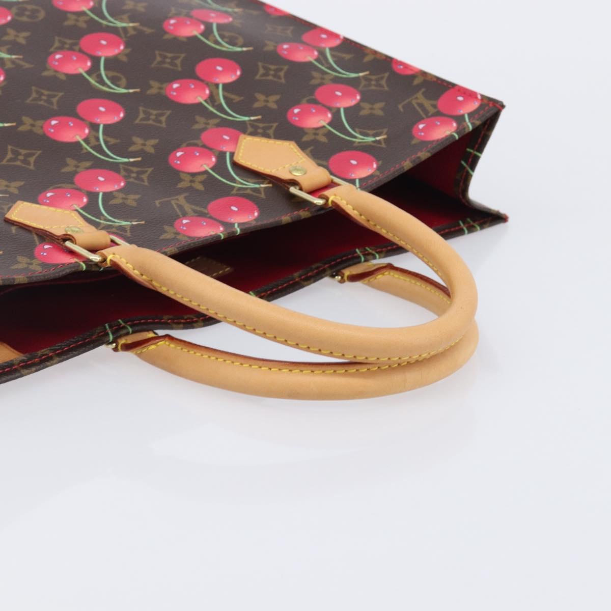 LOUIS VUITTON Monogram Cherry Sac Plat Hand Bag M95010 LV Auth 210155SAM