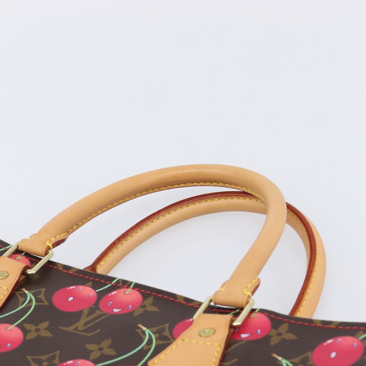 LOUIS VUITTON Monogram Cherry Sac Plat Hand Bag M95010 LV Auth 210155SAM