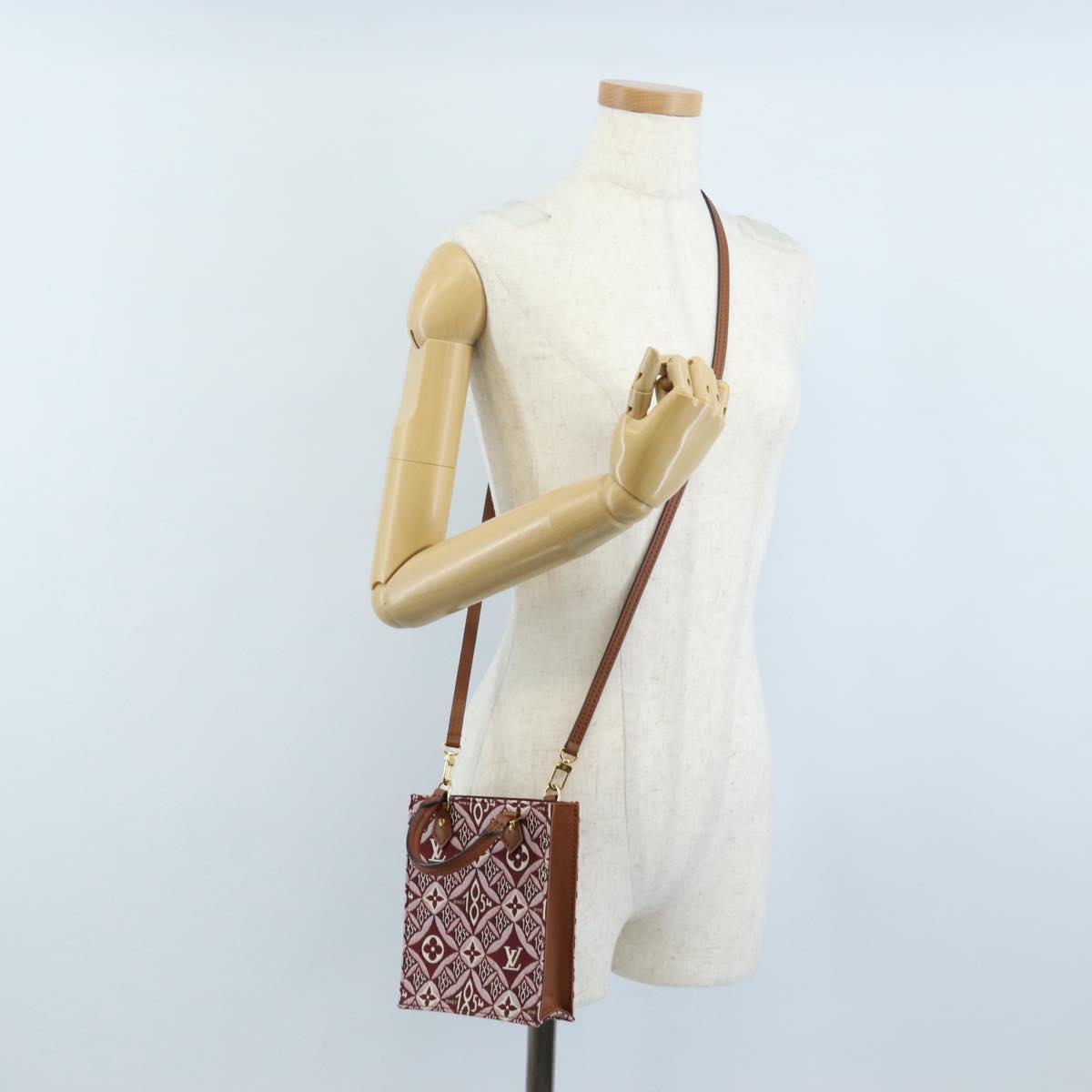 LOUIS VUITTON Pre-owned 1854 Print Petit Sac Plat Bag M69846 LV Auth 210158M