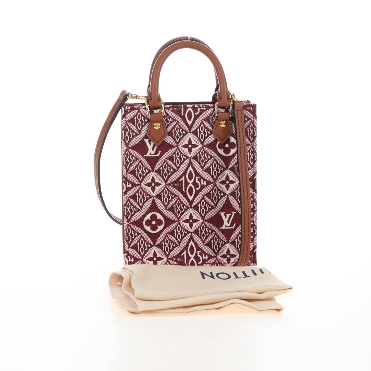 LOUIS VUITTON Pre-owned 1854 Print Petit Sac Plat Bag M69846 LV Auth 210158M