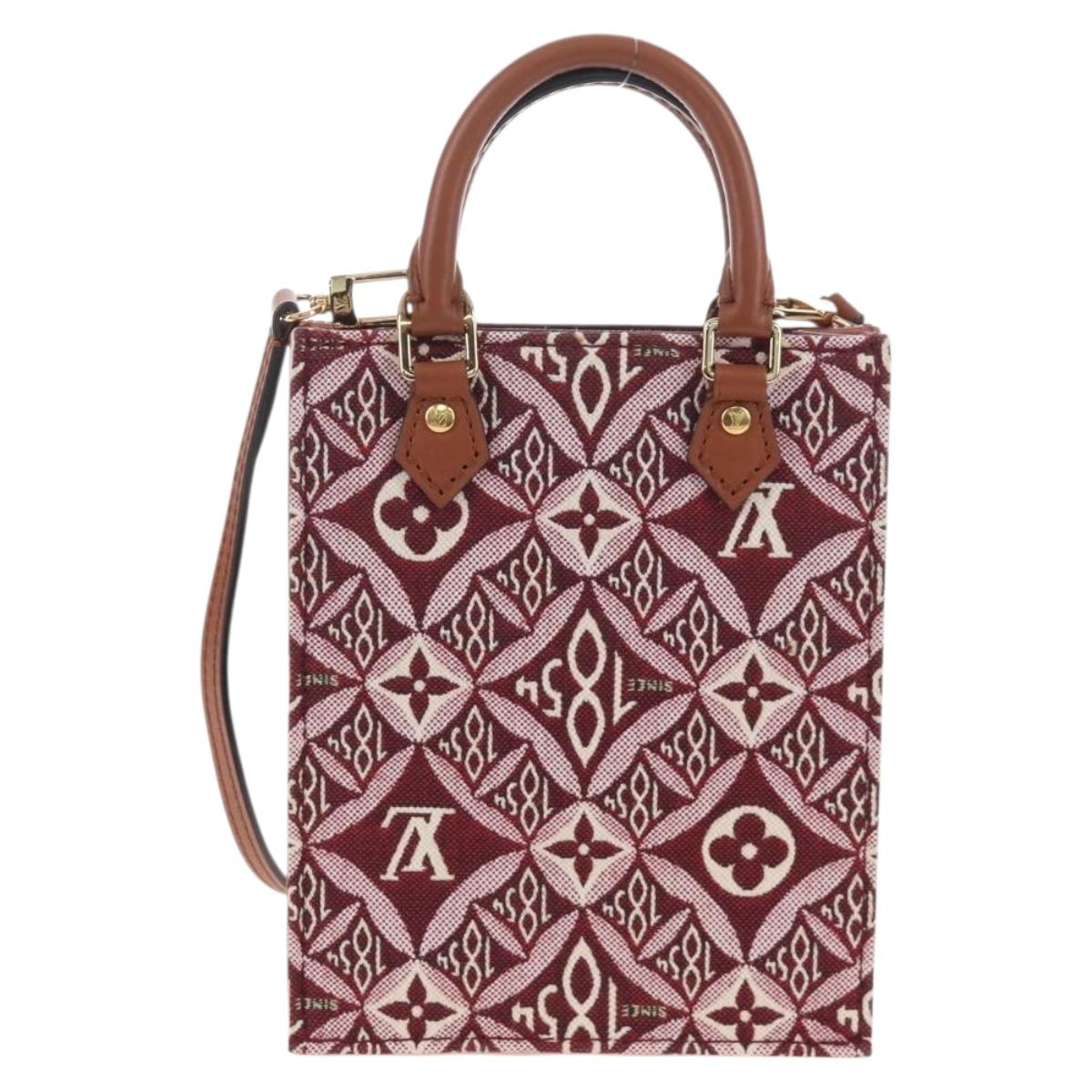 LOUIS VUITTON Pre-owned 1854 Print Petit Sac Plat Bag M69846 LV Auth 210158M