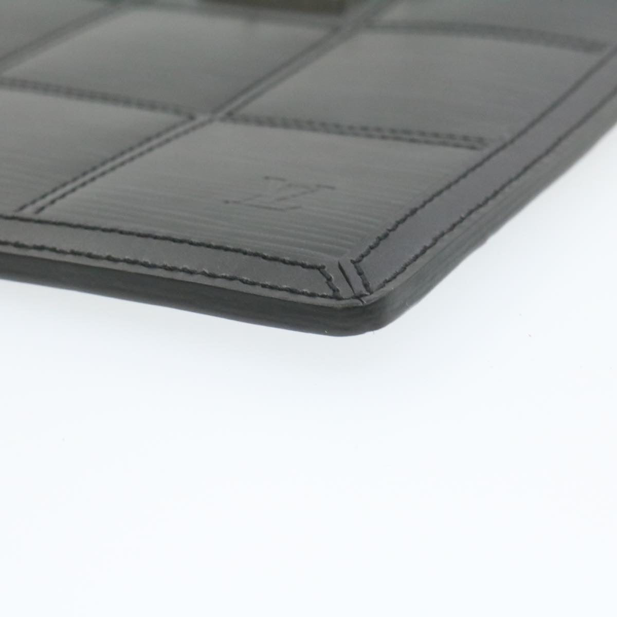 LOUIS VUITTON Epi Stretch Mojito Shoulder Bag Pouch Black M54612 LV Auth 21016