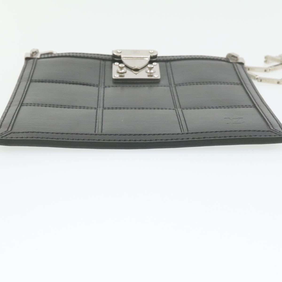 LOUIS VUITTON Epi Stretch Mojito Shoulder Bag Pouch Black M54612 LV Auth 21016V