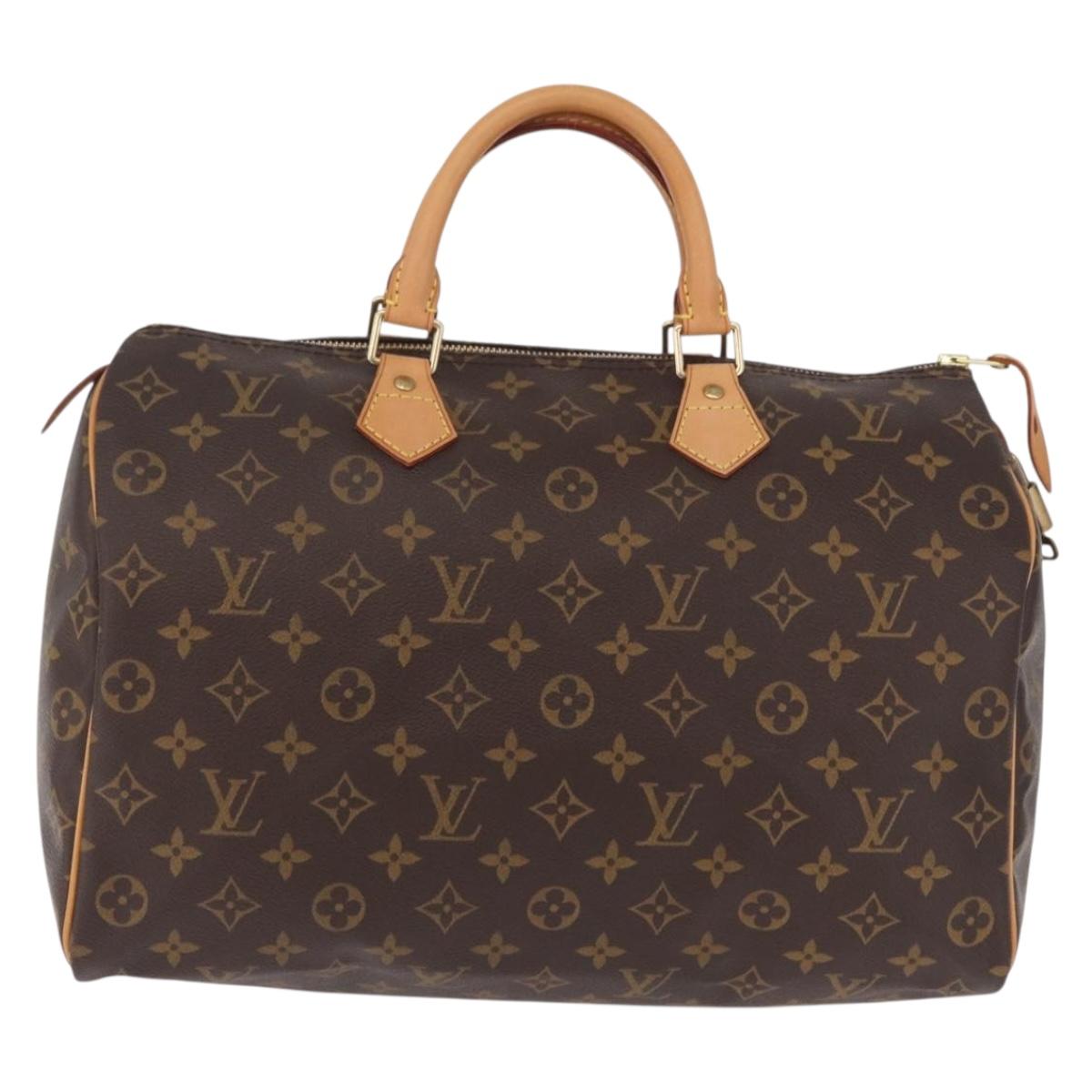 LOUIS VUITTON Monogram Speedy 35 Hand Bag M41524 LV Auth 210164SAV