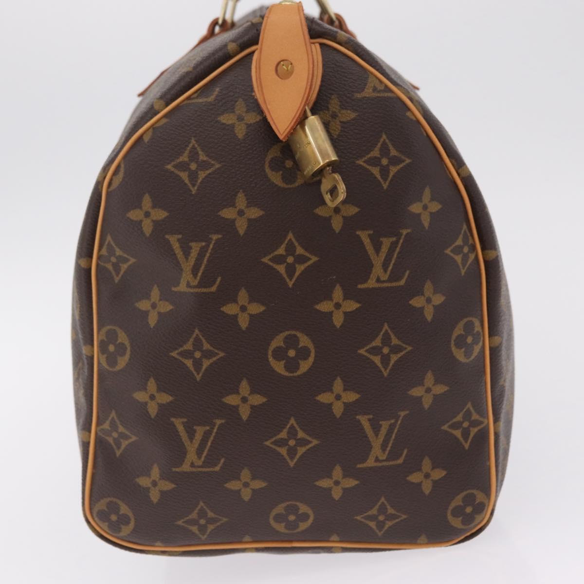 LOUIS VUITTON Monogram Speedy 35 Hand Bag M41524 LV Auth 210164SAV