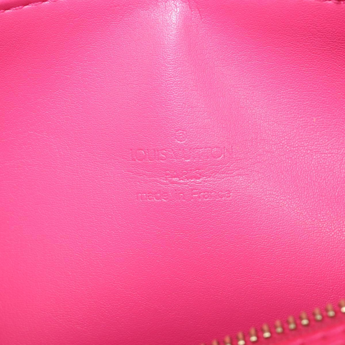 LOUIS VUITTON Monogram Vernis Bedford Bag Fuchsia Pink M91255 LV Auth 210165V