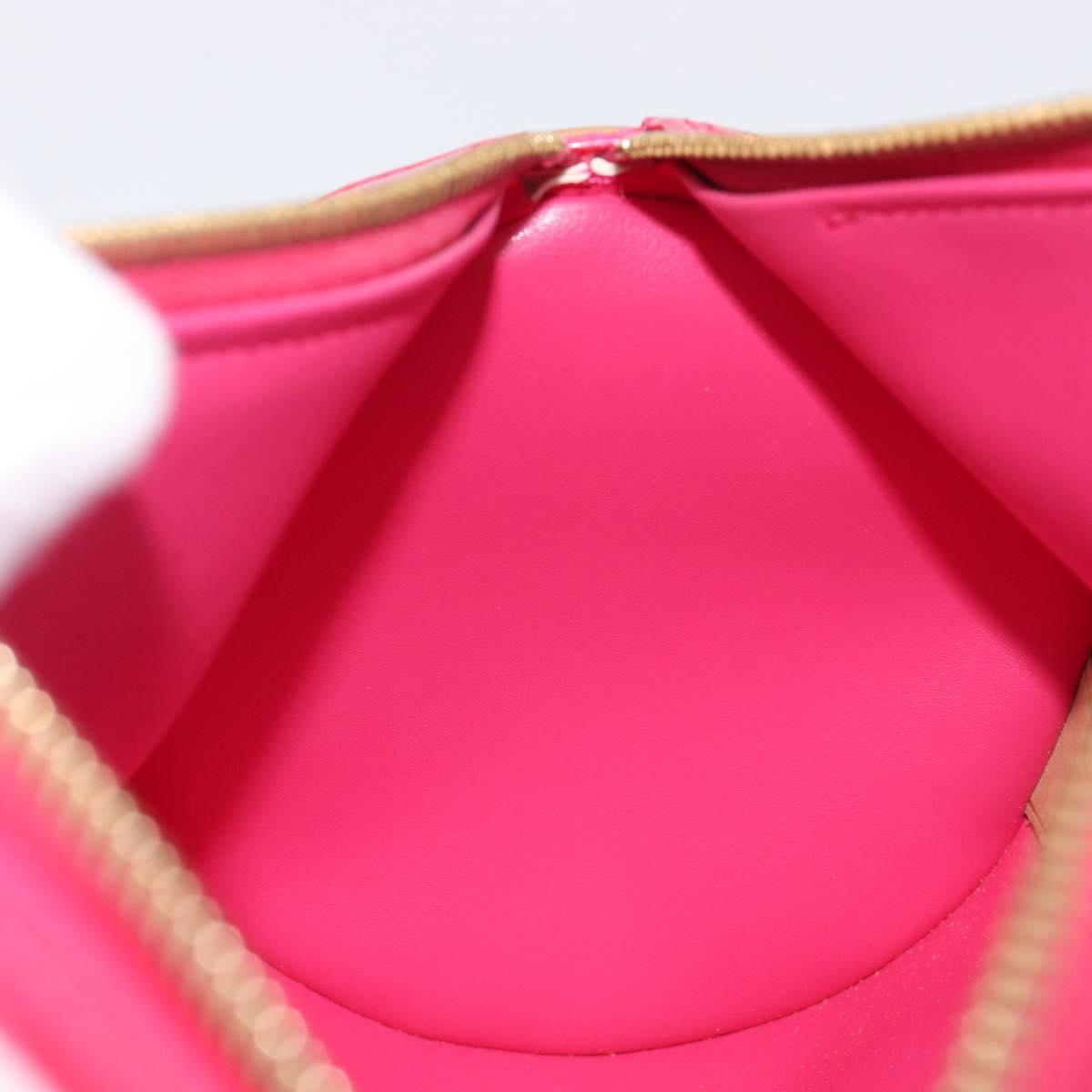 LOUIS VUITTON Monogram Vernis Bedford Bag Fuchsia Pink M91255 LV Auth 210165V
