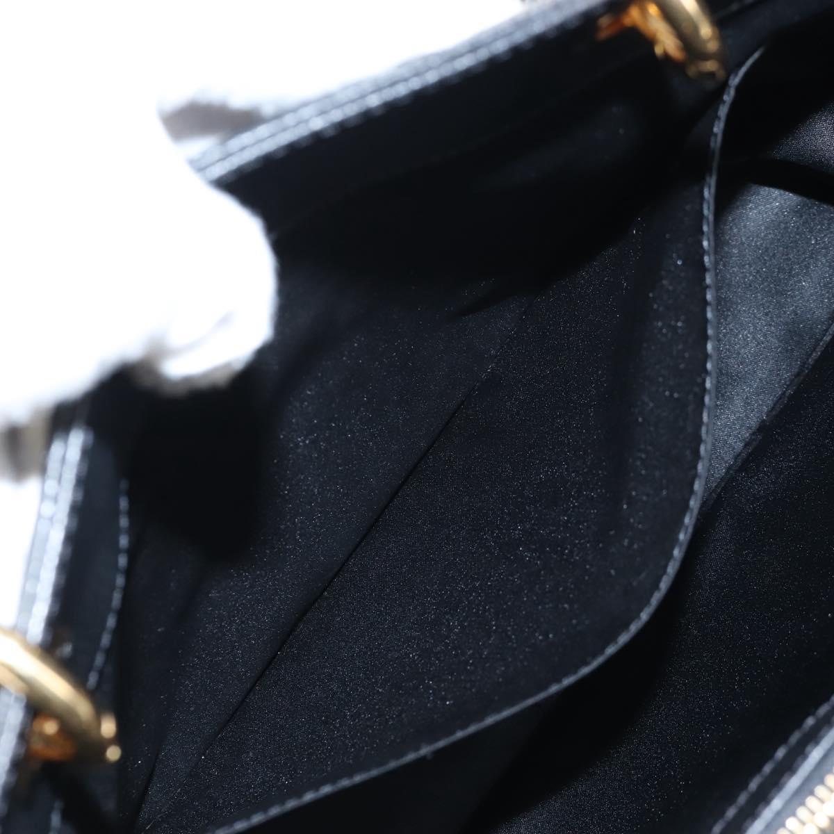 CHANEL GST Chain Shoulder Tote Bag Caviar Skin Black Gold CC Auth 210174SAM