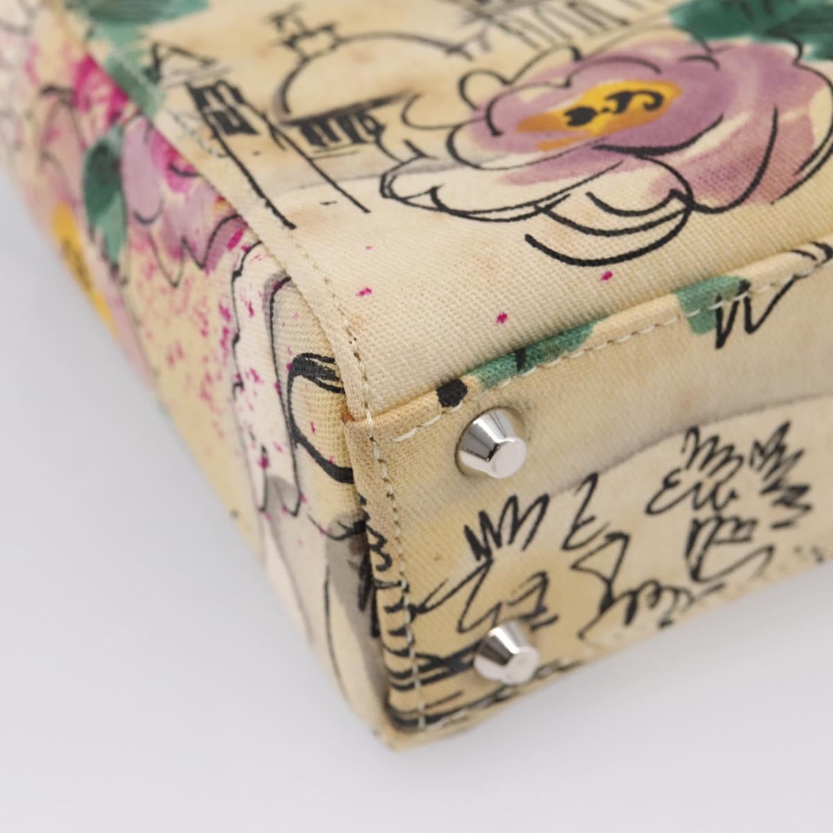 Christian Dior Lady Dior Bag Canvas 2way Osaka2005 19/50 Beige Auth 210177V