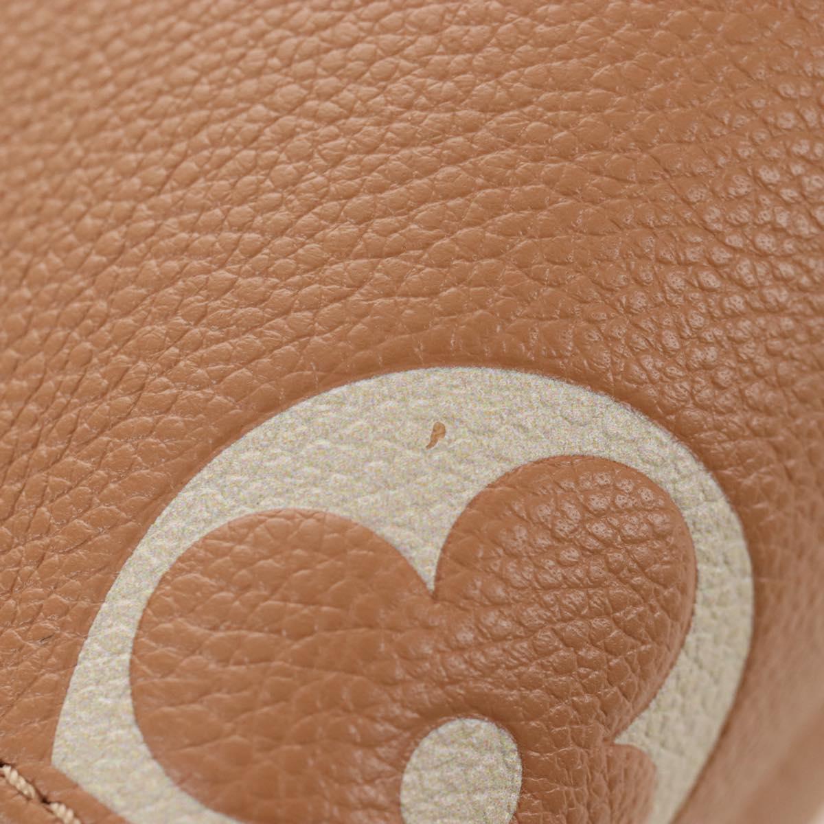 LOUIS VUITTON Empreinte Giant On The Go PM Bag Camel M12513 LV Auth 210181M