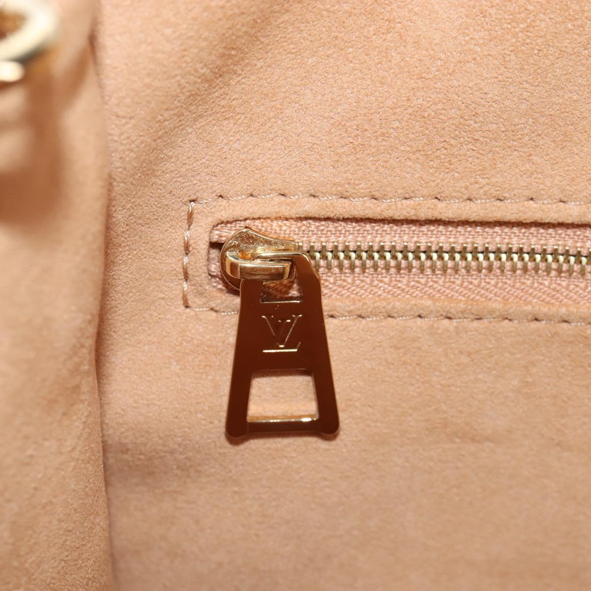 LOUIS VUITTON Empreinte Giant On The Go PM Bag Camel M12513 LV Auth 210181M