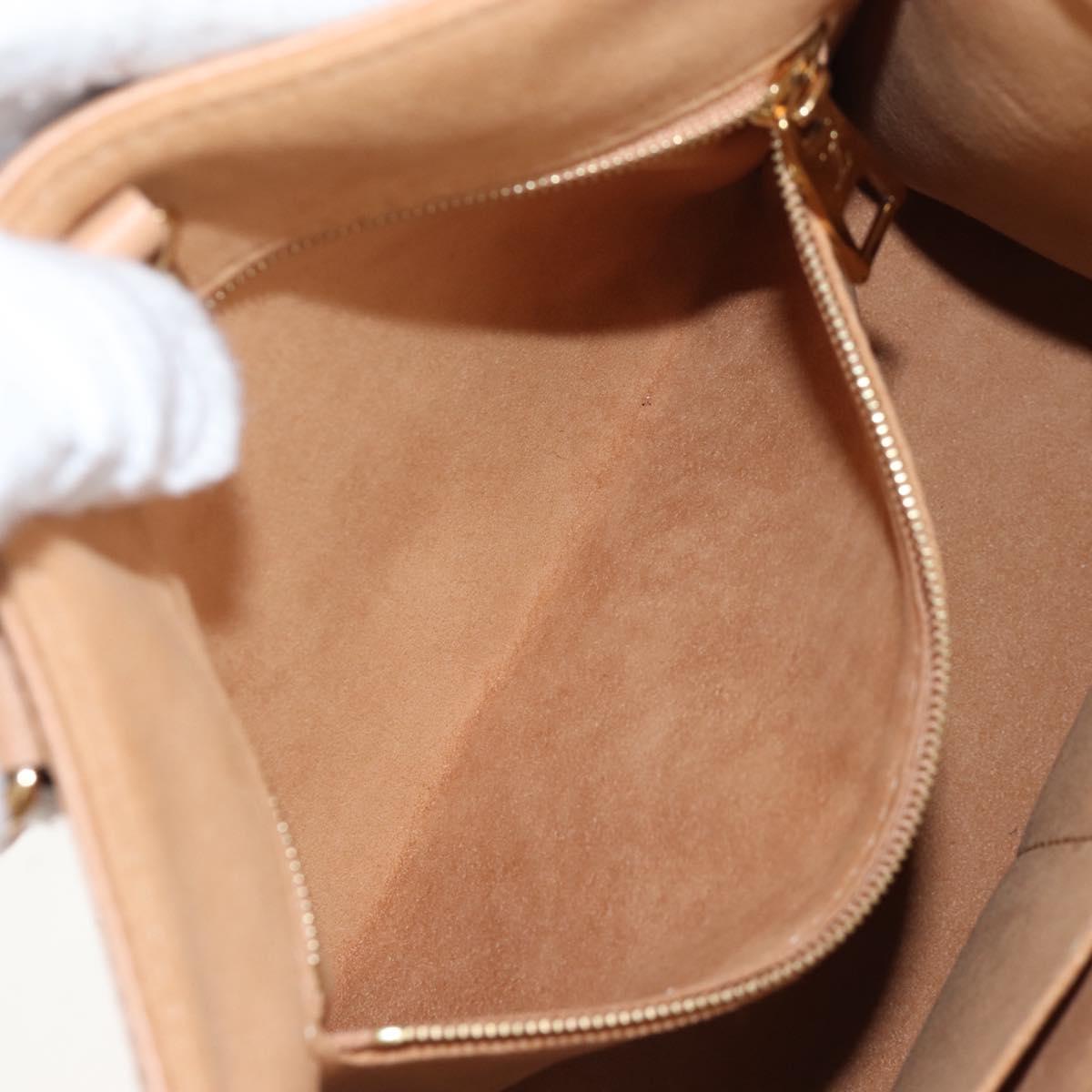 LOUIS VUITTON Empreinte Giant On The Go PM Bag Camel M12513 LV Auth 210181M