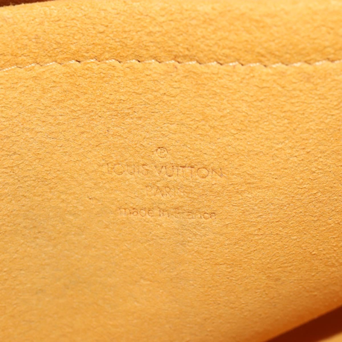 LOUIS VUITTON Monogram Denim Bum Bag Body Bag Blue M95347 LV Auth 210202V