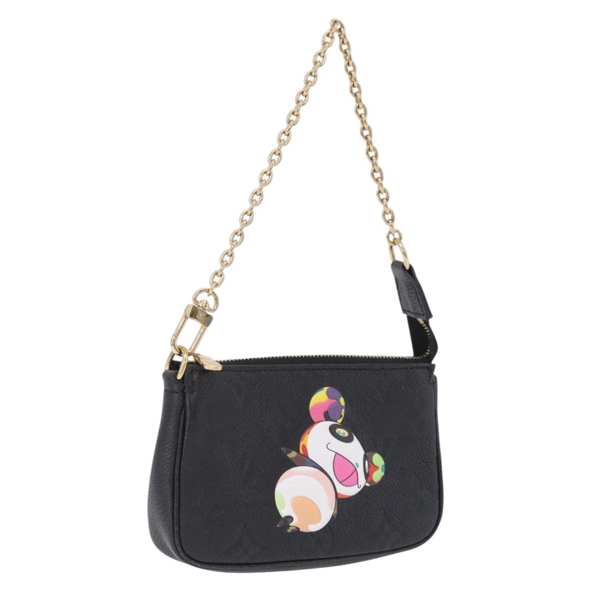 LOUIS VUITTON Panda Mini Pochette Accessoires Pouch M13824 LV Auth 210209SM