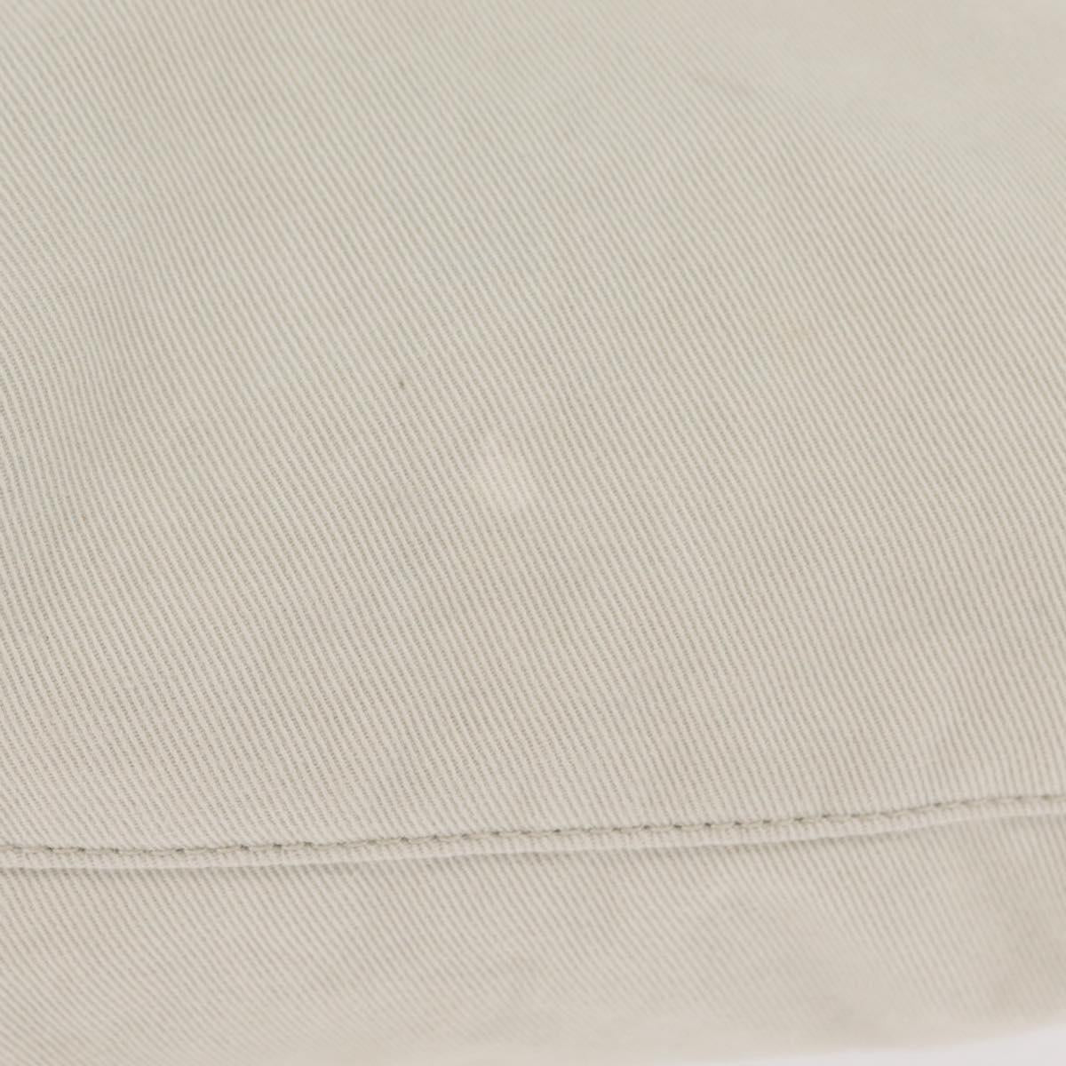Miu Miu Purse Hand Bag Canvas Ivory Gold Auth 210220A