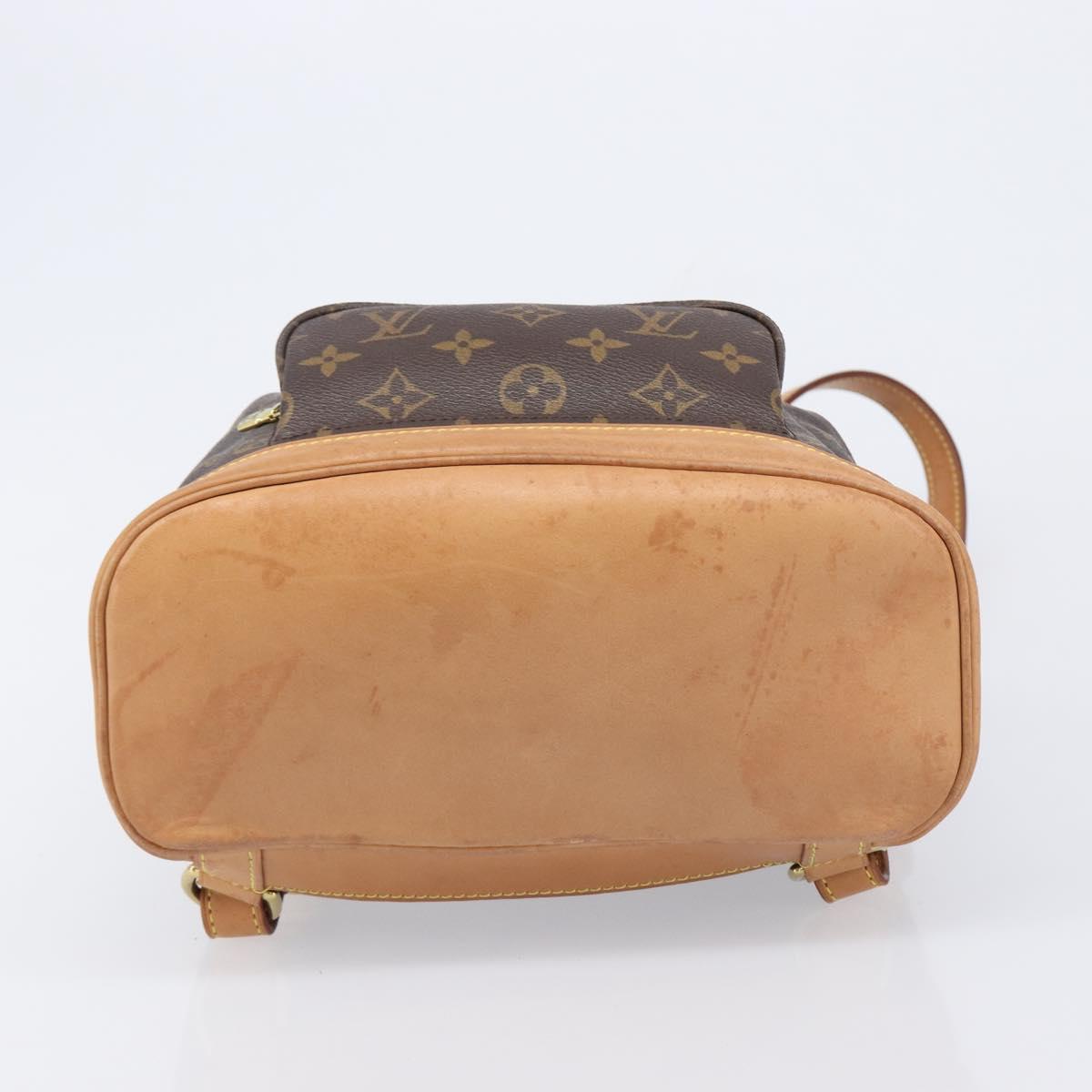 LOUIS VUITTON Monogram Montsouris MM Backpack M51136 LV Auth 210228A
