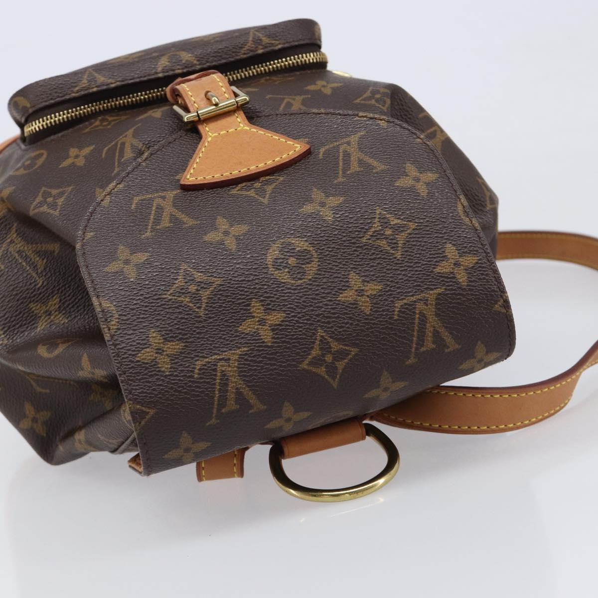 LOUIS VUITTON Monogram Montsouris MM Backpack M51136 LV Auth 210228A