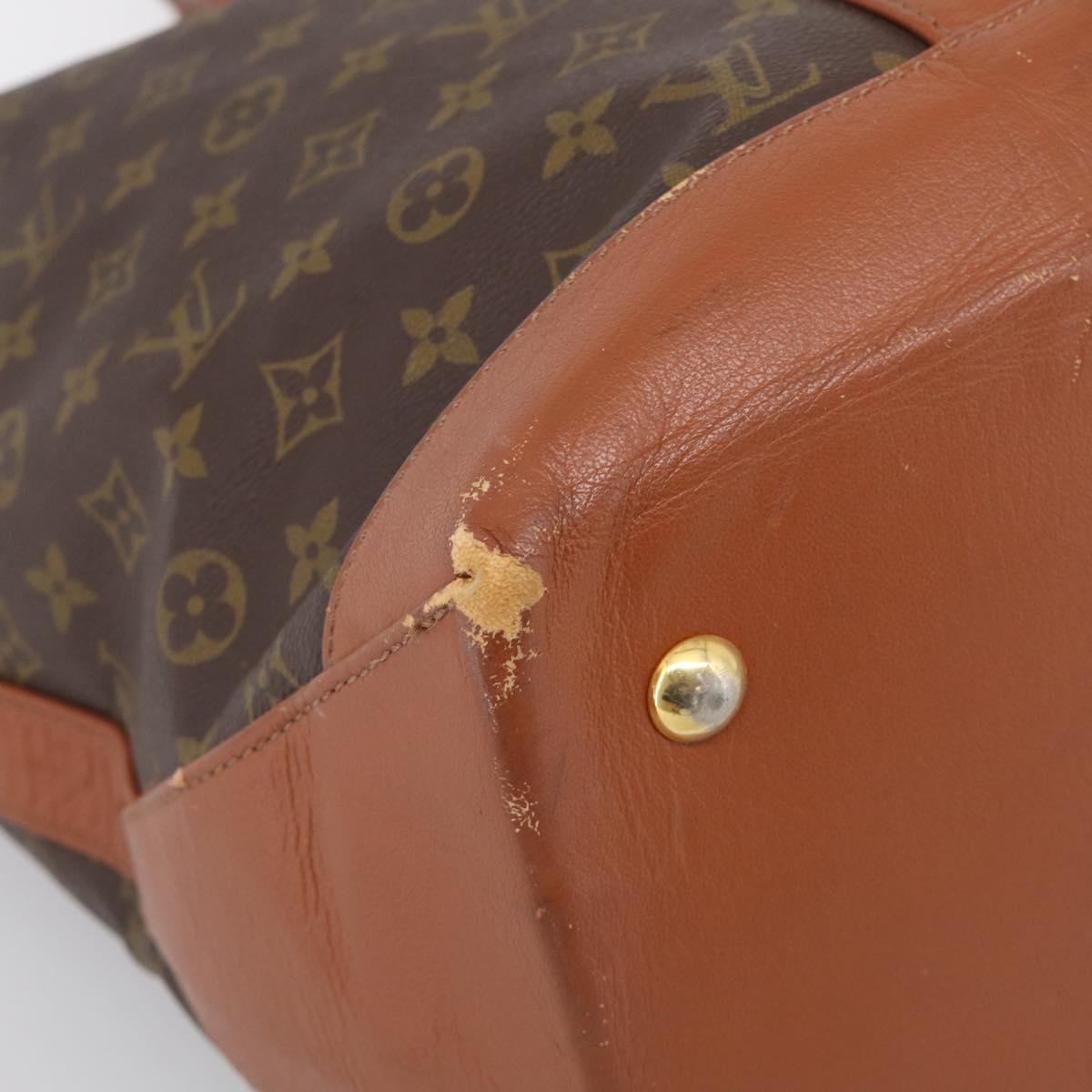 LOUIS VUITTON Monogram Sack Weekend GM Tote Bag M42420 LV Auth 210232