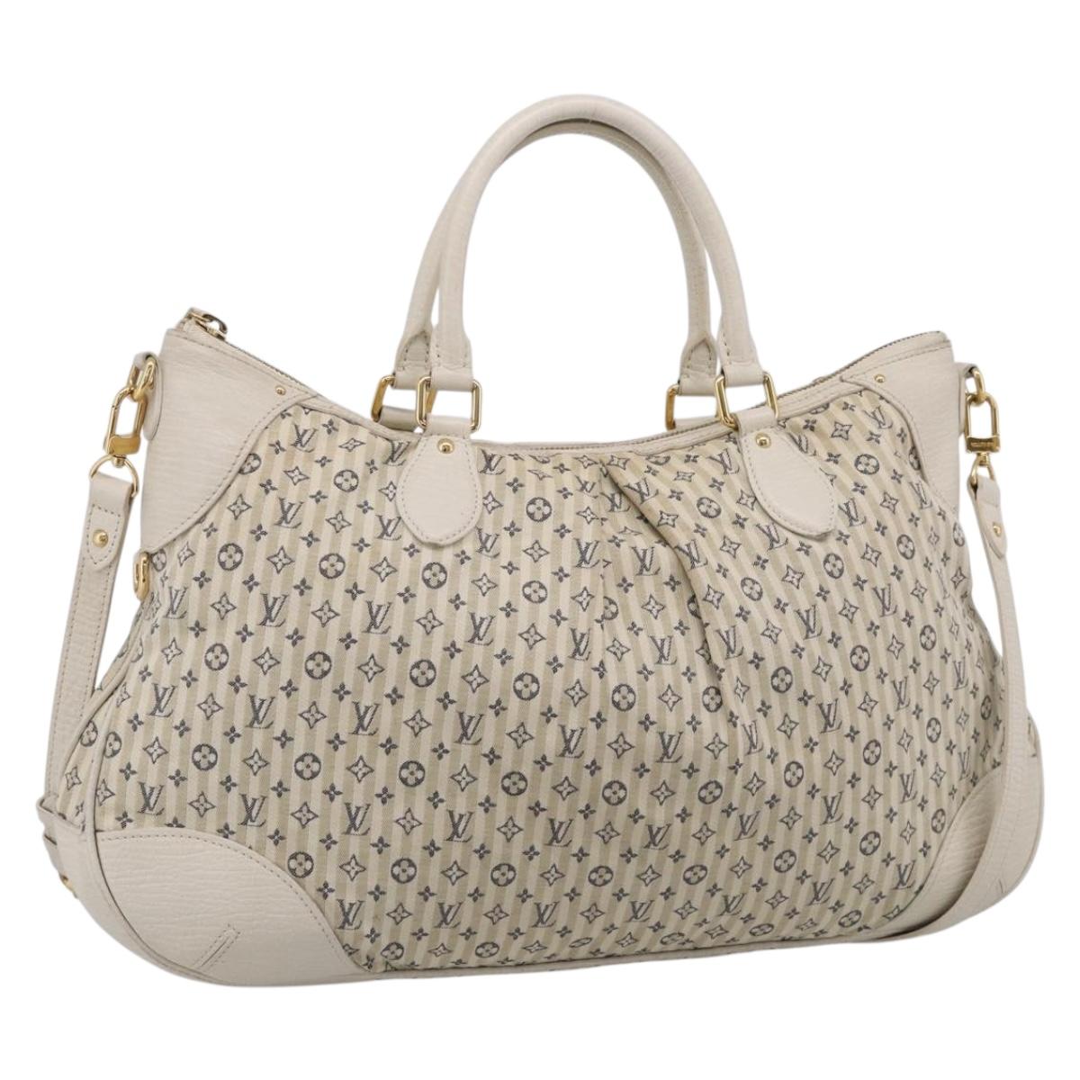 LOUIS VUITTON Monogram Mini Lin Croisette Marina GM Bag M95492 LV Auth 210236A