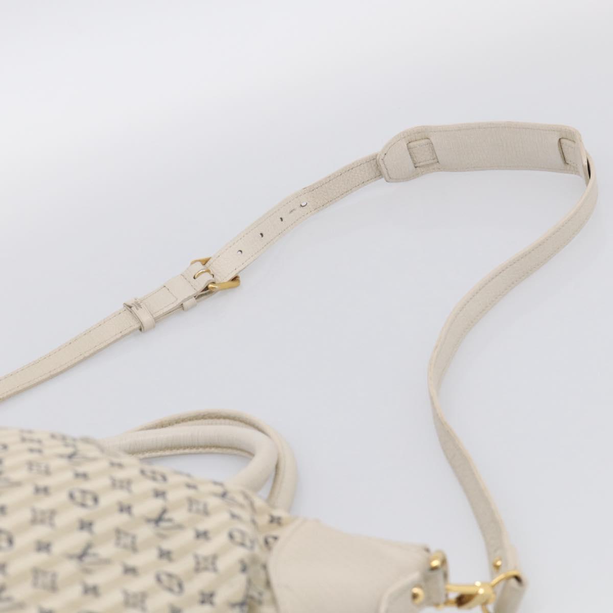 LOUIS VUITTON Monogram Mini Lin Croisette Marina GM Bag M95492 LV Auth 210236A