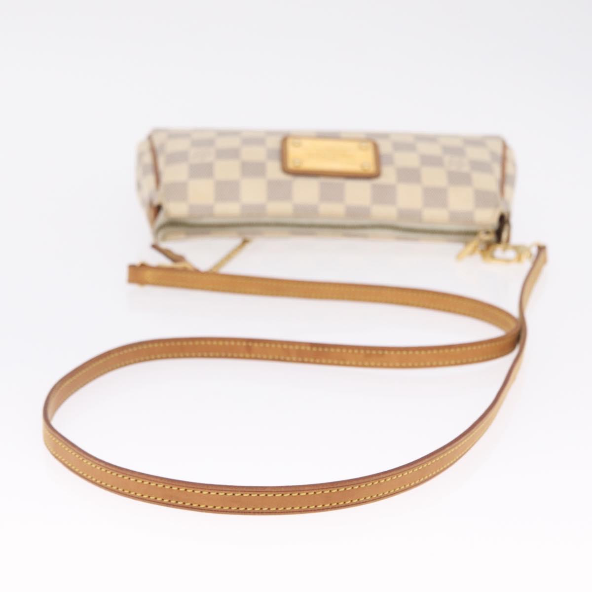LOUIS VUITTON Damier Azur Eva Shoulder Bag 2way N55214 LV Auth 210254A