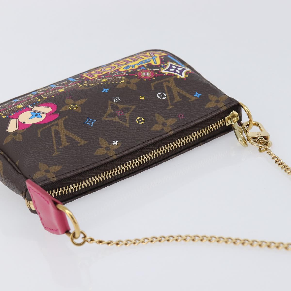 LOUIS VUITTON Vivienne Mini Pochette Accessoires Pouch M69752 LV Auth 210256SAM