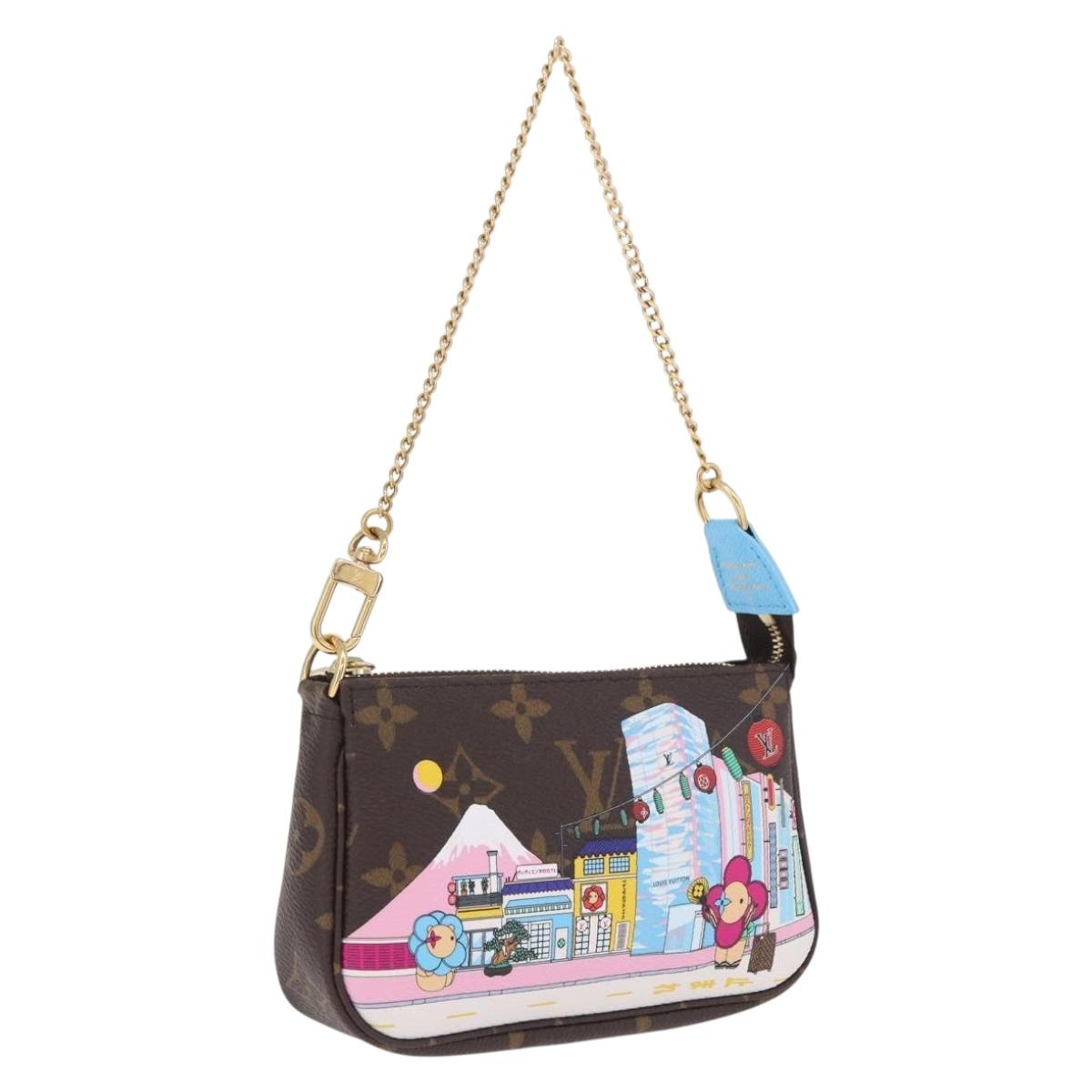 LOUIS VUITTON Vivienne Mini Pochette Accessoires Pouch M81637 LV Auth 210260SM