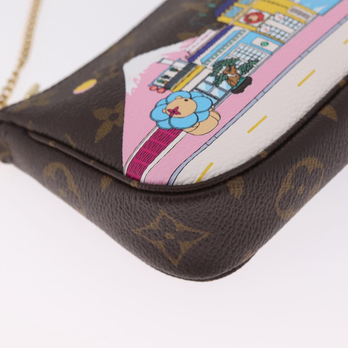 LOUIS VUITTON Vivienne Mini Pochette Accessoires Pouch M81637 LV Auth 210260SM