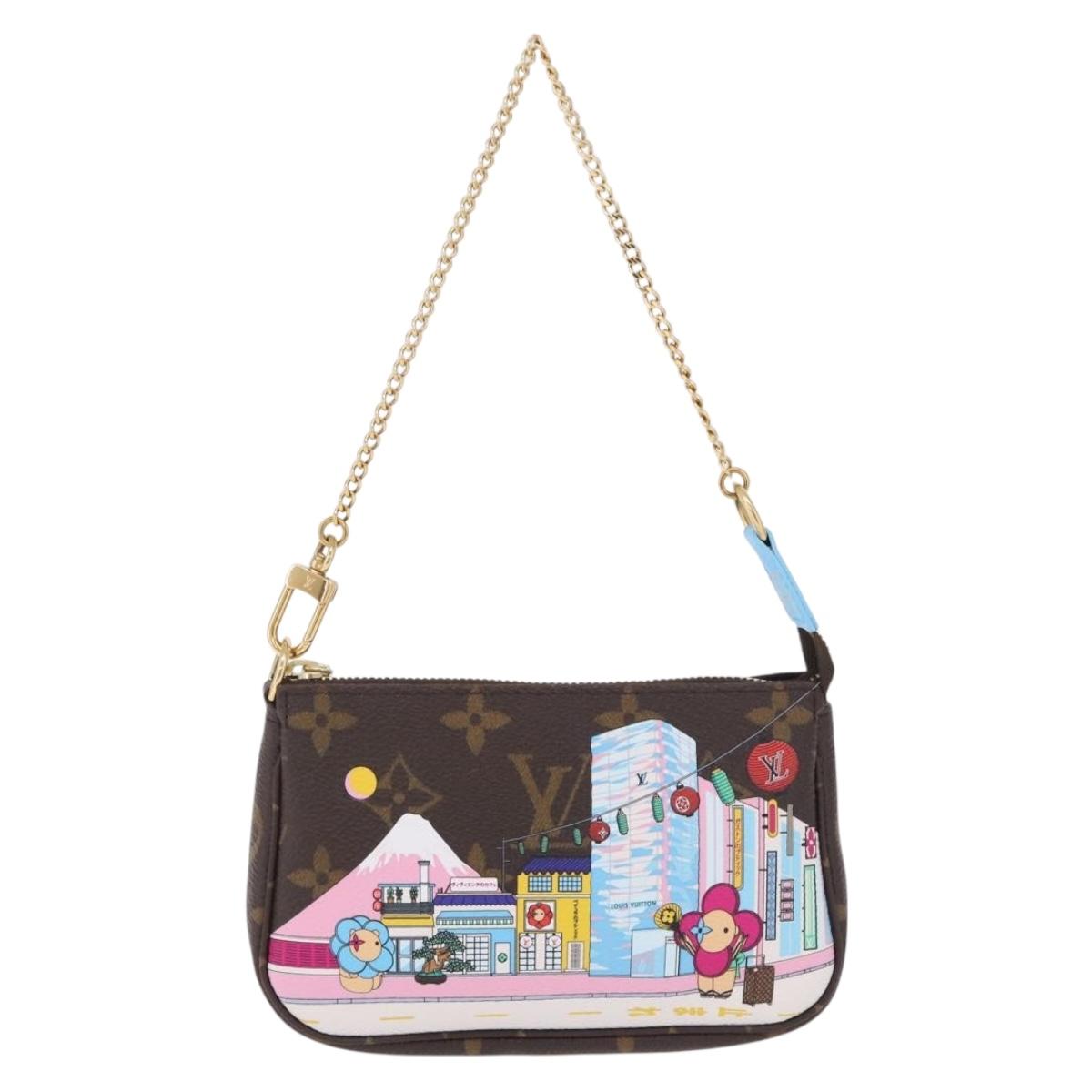 LOUIS VUITTON Vivienne Mini Pochette Accessoires Pouch M81637 LV Auth 210260SM
