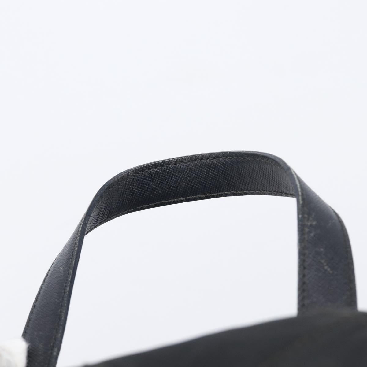 PRADA Backpack Nylon Black Gold Auth 210304