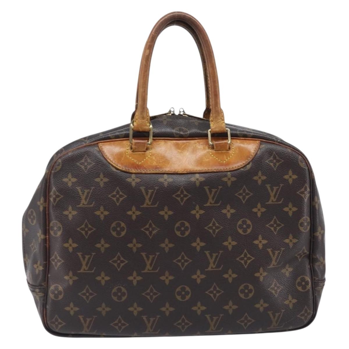LOUIS VUITTON Monogram Deauville Hand Bag M47270 LV Auth 210310