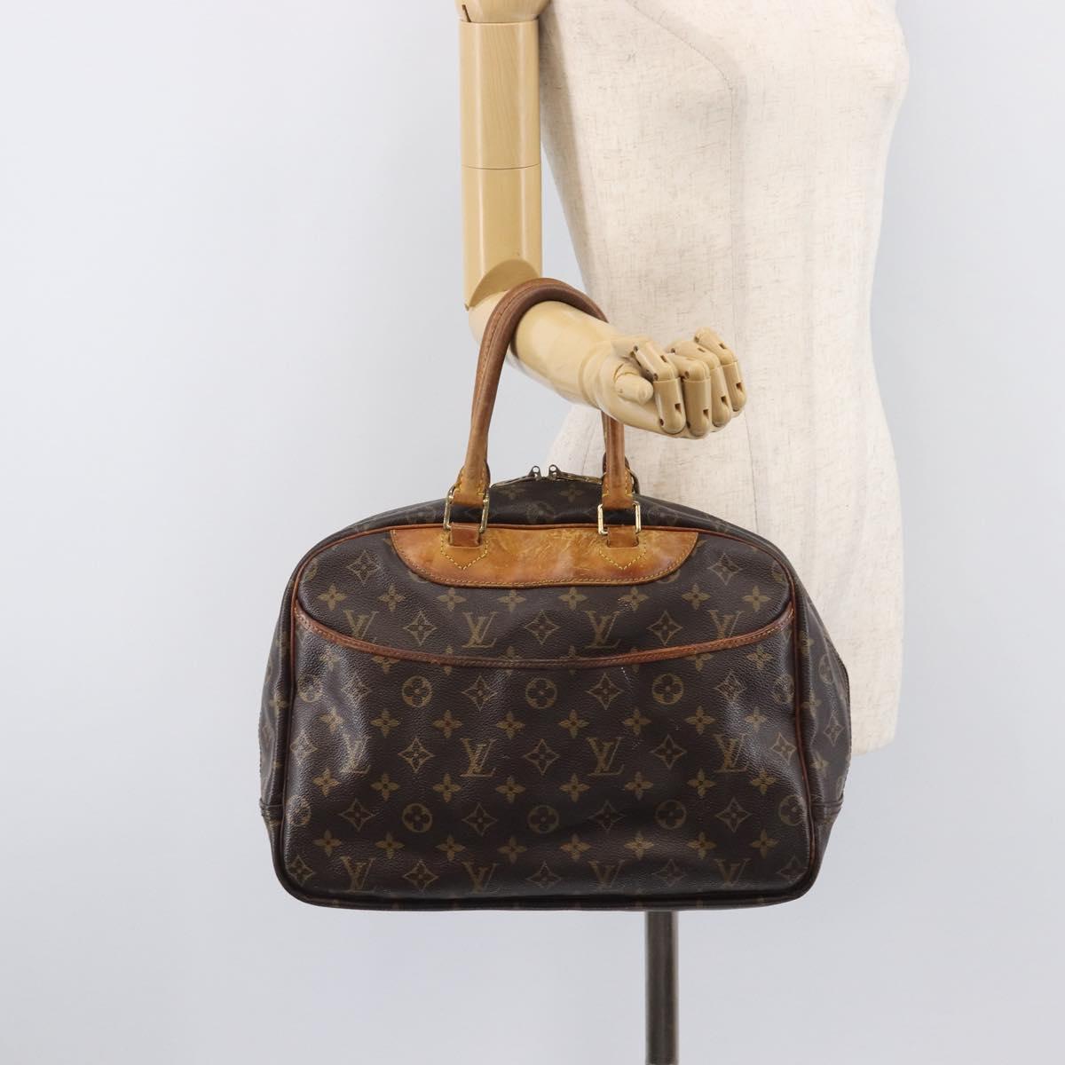 LOUIS VUITTON Monogram Deauville Hand Bag M47270 LV Auth 210310
