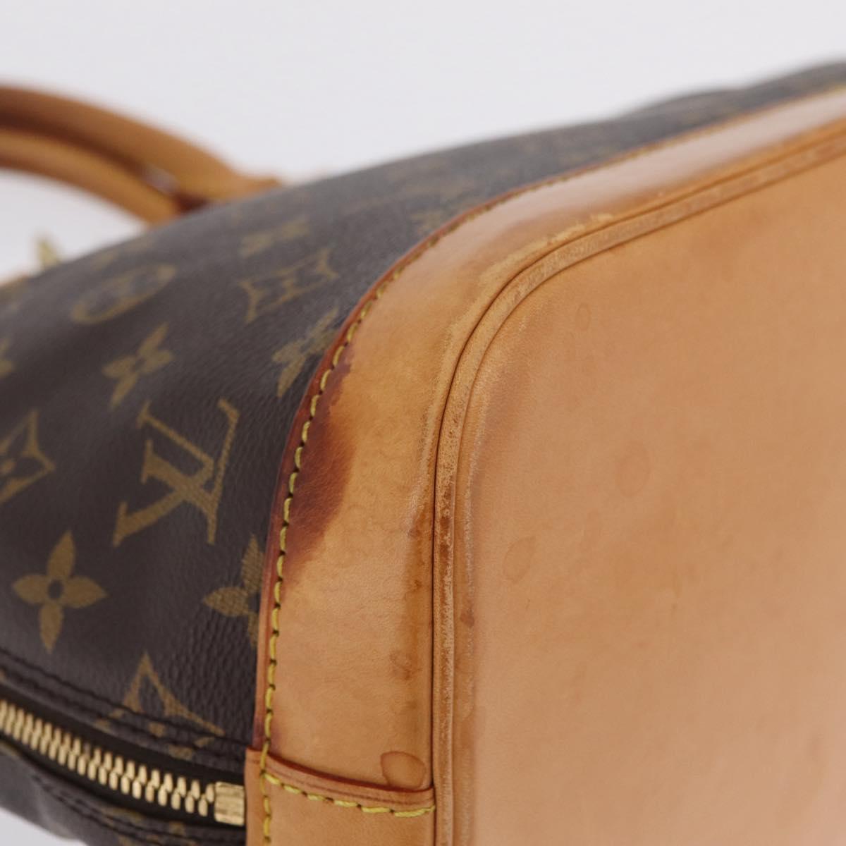 LOUIS VUITTON Monogram Alma Hand Bag M51130 LV Auth 210321