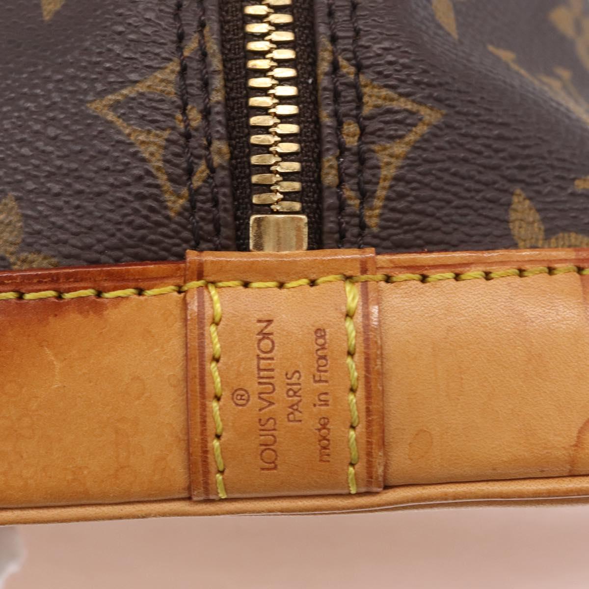 LOUIS VUITTON Monogram Alma Hand Bag M51130 LV Auth 210321