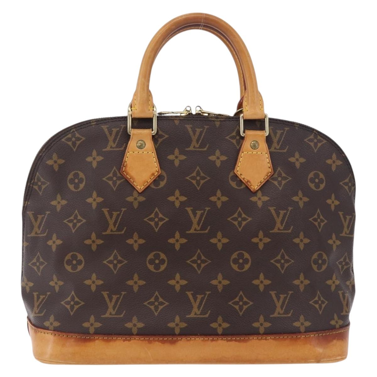 LOUIS VUITTON Monogram Alma Hand Bag M51130 LV Auth 210321